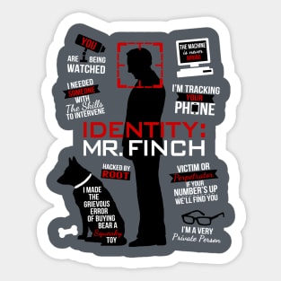 Mr. Finch Sticker